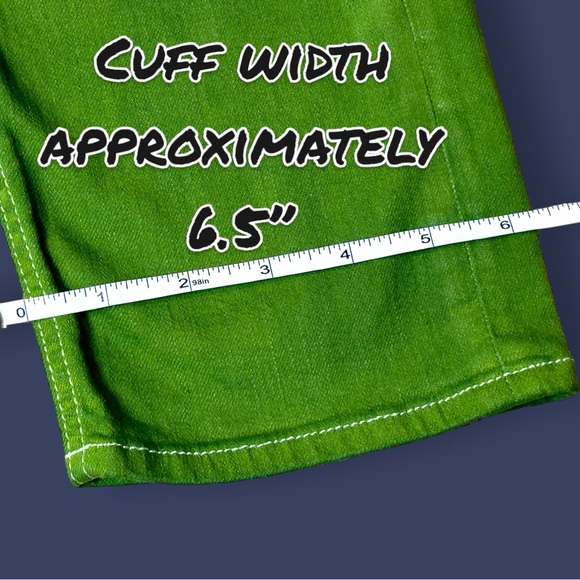 🎉HOST PICK!🎉NWT Originally White Boyfriend Skinny in Ombré Green. Size 30 - Picture 12 of 12